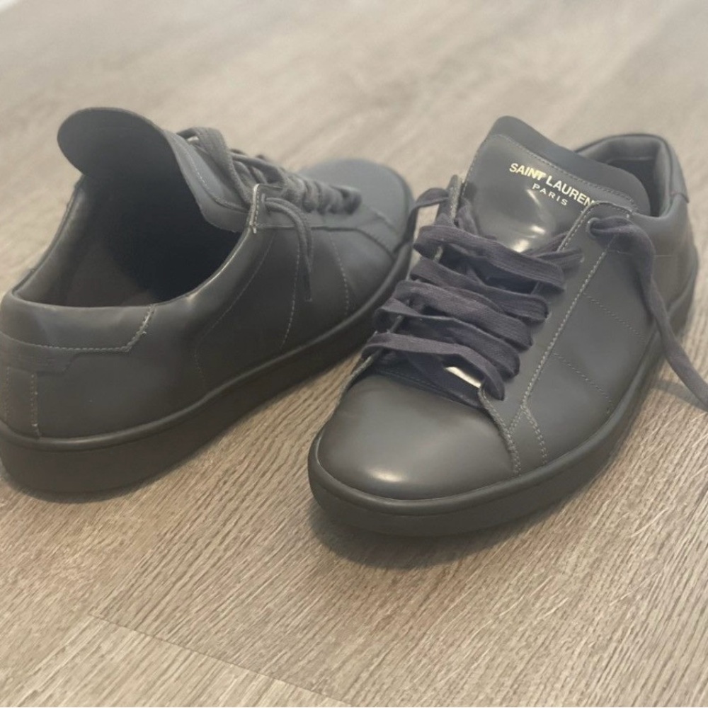 Saint Laurent Men's Gray Sneakers